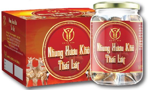 Nhung hươu khô thái lát Chiến Sơn