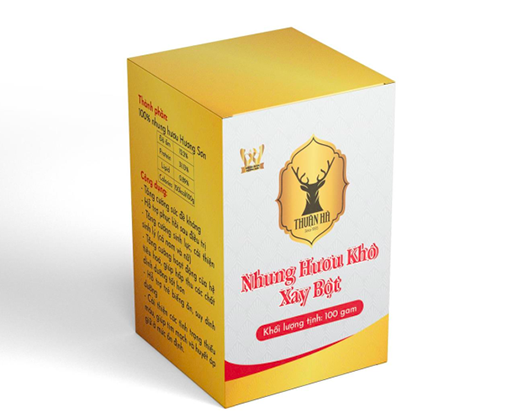 Nhung hươu khô tán bột Thuận Hà
