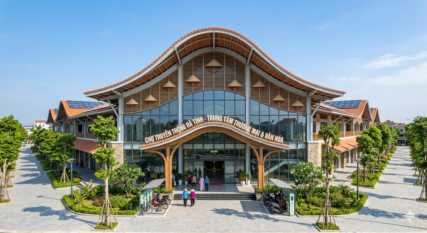 Hệ thống chợ truyền thống hiện có tại Hà Tĩnh